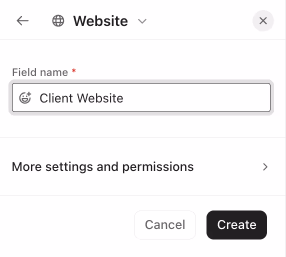 Adding custom fields Adding custom fields